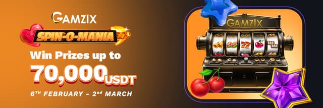 🎉 Spin-O-Mania Tournament by Gamzix – 70,000 USDT Up for Grabs! 💰🎰